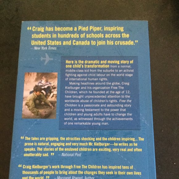 Free The Children novel excellent used condition read once - Picture 2 of 2